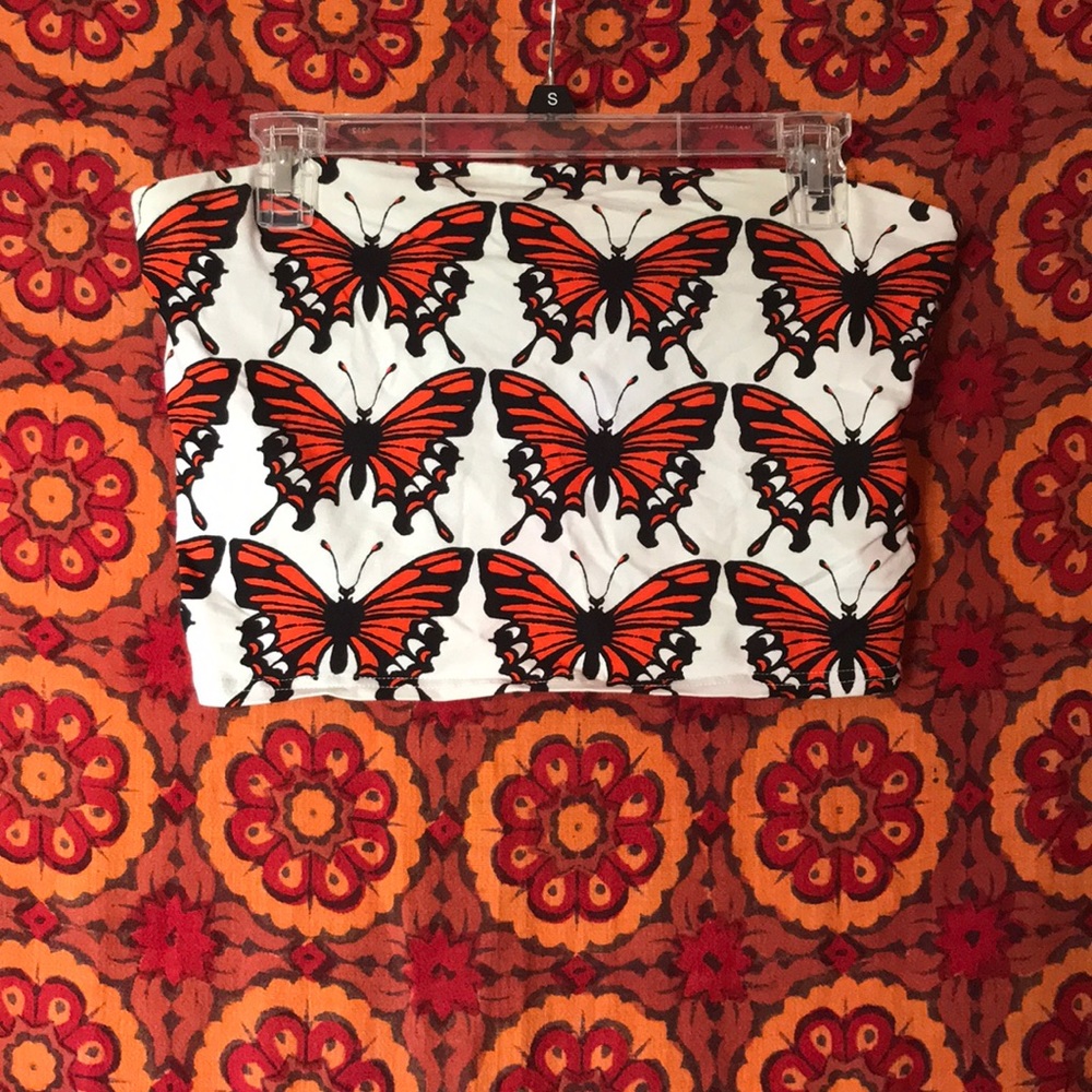 Butterfly tube top